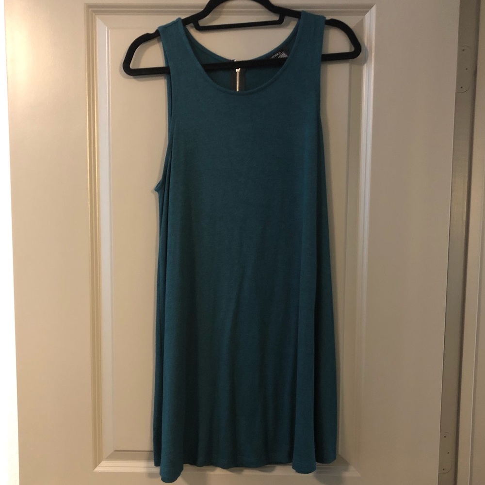 Dark green/blue tank top dress